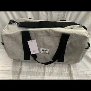 Herschel Sutton duffel bag grey crosshatch